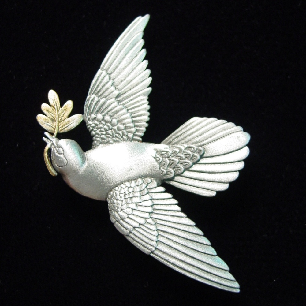 COPY - COPY - 🆕 Jonette Jewelry ‘Dove Laurel Leaf’ Pin Brooch